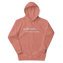 Load image into Gallery viewer, Introvert Hoodie (Stitched)
