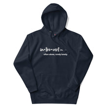 Load image into Gallery viewer, Introvert Hoodie (Stitched)
