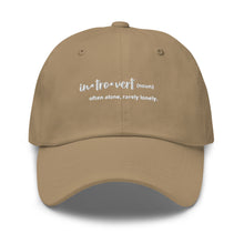 Load image into Gallery viewer, Introvert Dad hat
